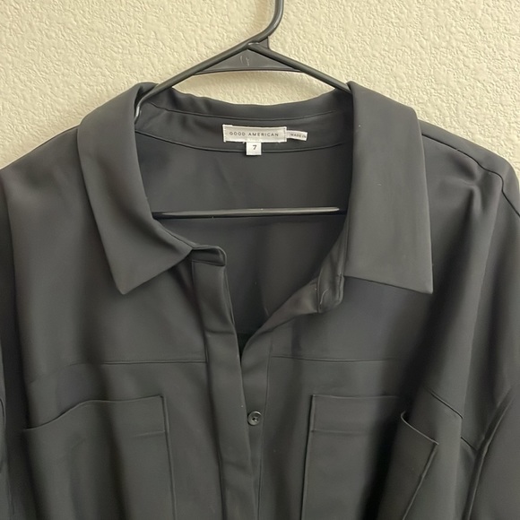 Good American Poplin Shirt Dress NWT - Picture 9 of 13